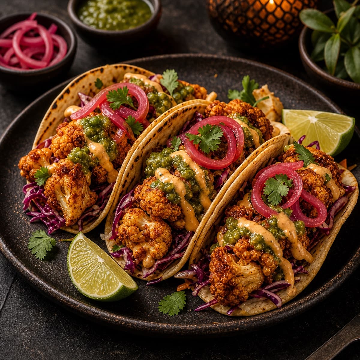 Crispy Cauliflower Taco