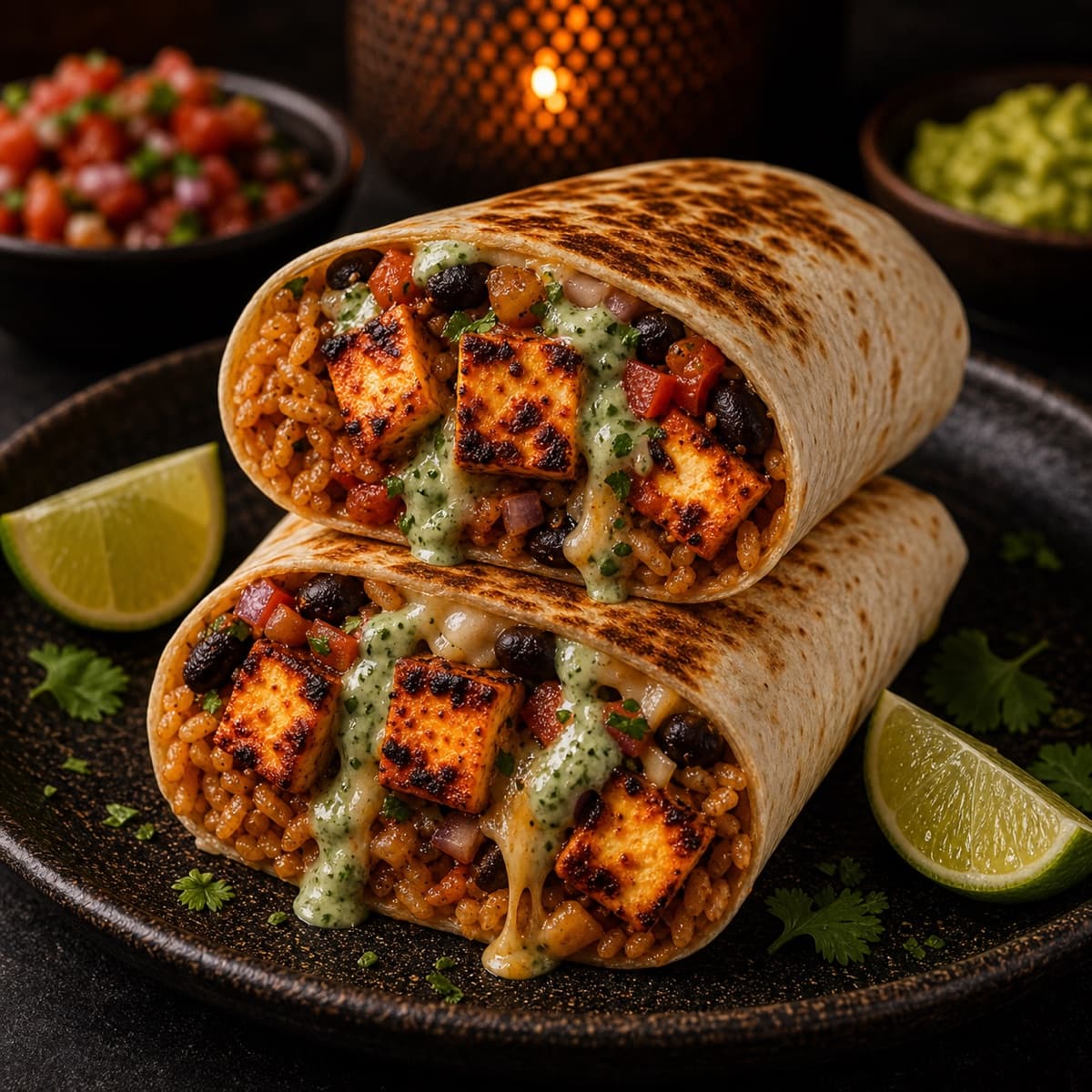 Paneer Tikka Burrito